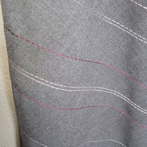 Ann Taylor chevron embroidered a-line skirt size 10 - Picture 5 of 6